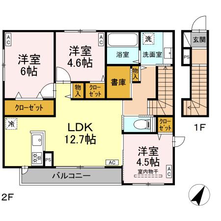 クレスト・トモの間取り