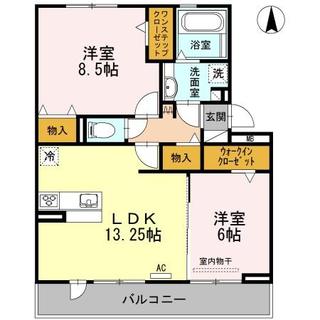 PLUM Ⅲの間取り