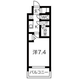 アドバンス名古屋モクシーの間取り