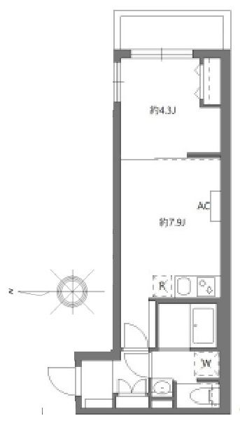 セレヌコート池袋本町の間取り