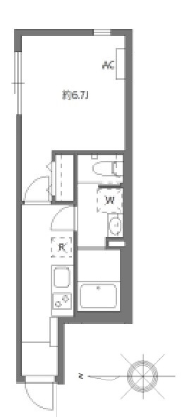 セレヌコート池袋本町の間取り