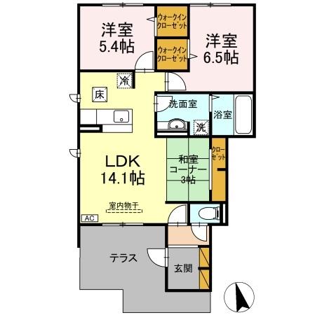京 Ⅱの間取り