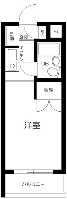 スカイコート蒲田第５の間取り
