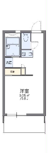レオパレスリバティの間取り