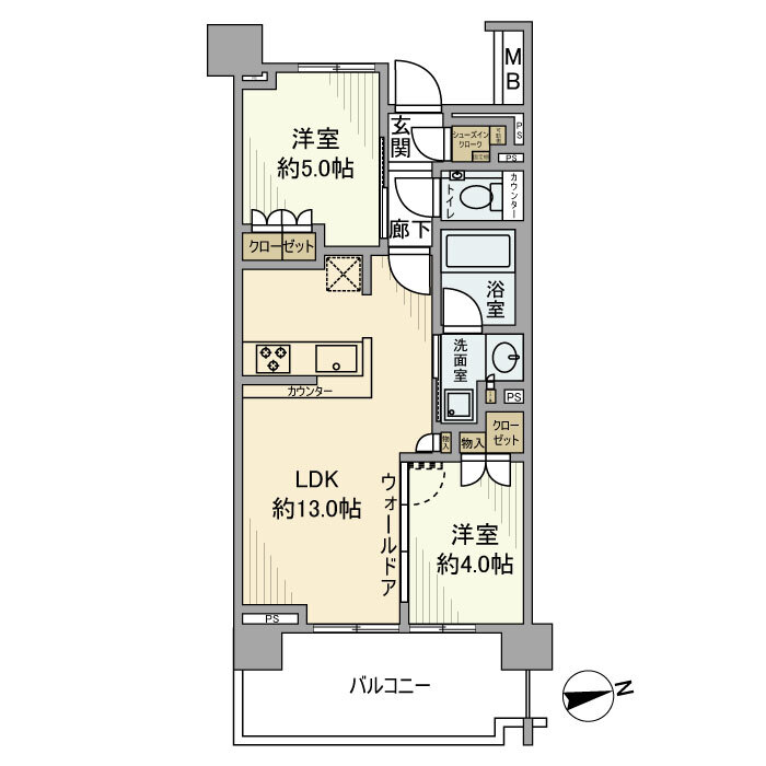 2/4 間取