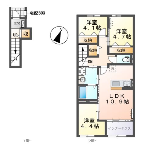 セリアージュの間取り