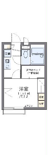レオパレスショールマーシュの間取り