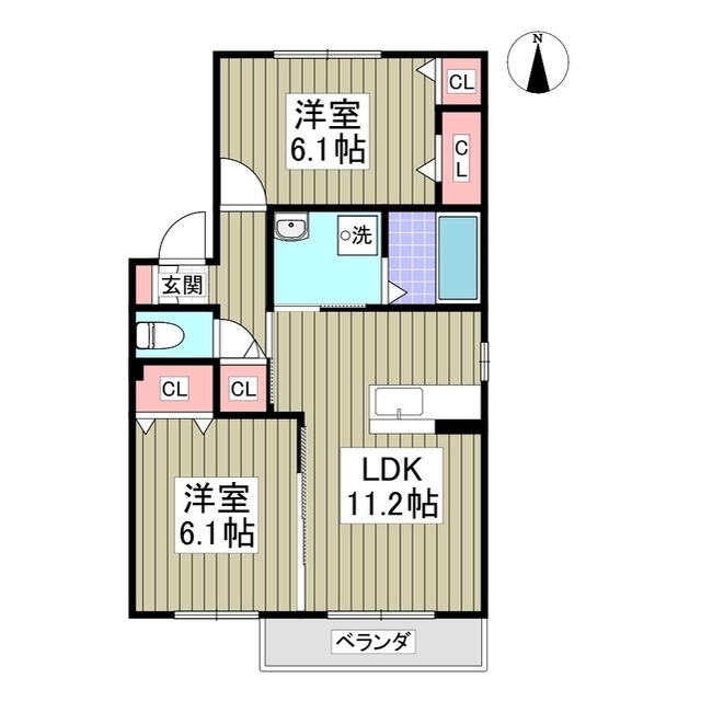 1/1 間取