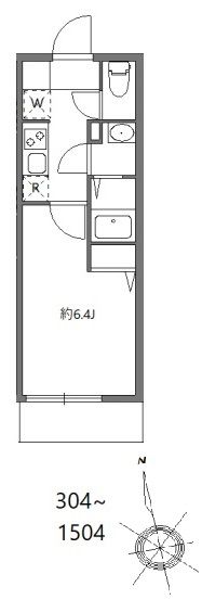 ジェイアール稲毛駅前レジデンスの間取り