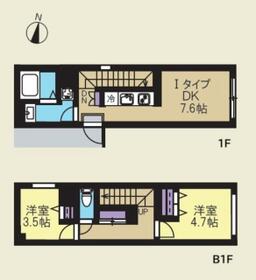 クリアル新高円寺の間取り
