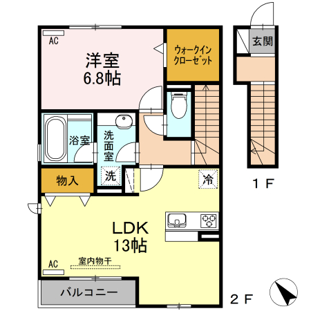 パーシモンの間取り