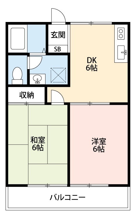 ファミールコミヤの間取り