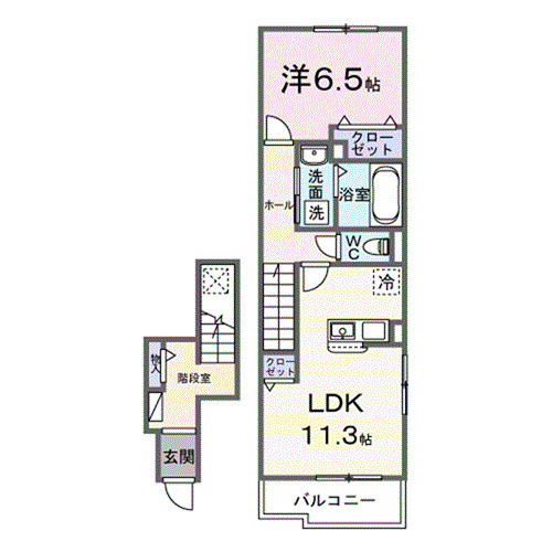 ルミエ ソレイユの間取り