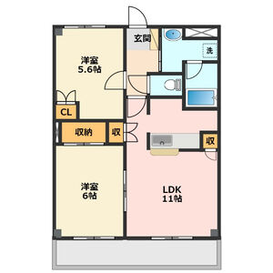 アメニティパークCの間取り