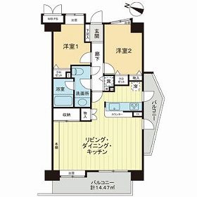 ライオンズヴィアーレ朝霞の間取り