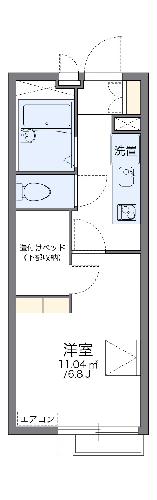 レオパレスエイムフル北千住の間取り