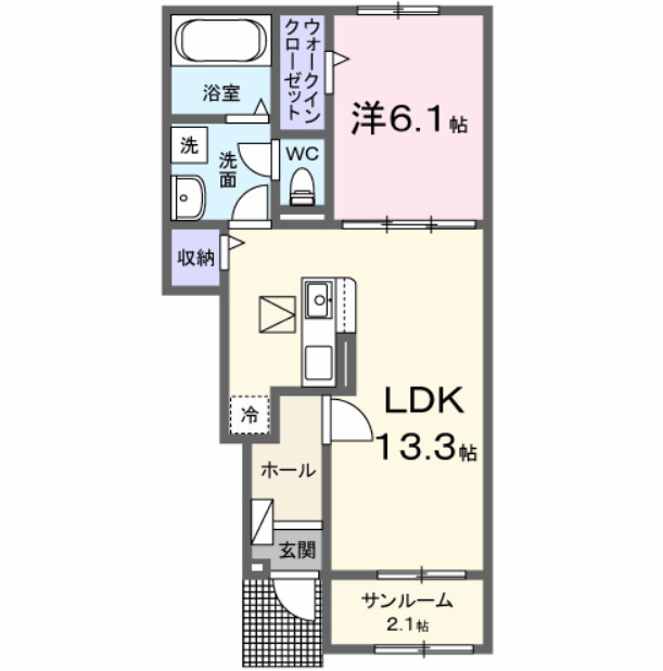 ペリエールの間取り