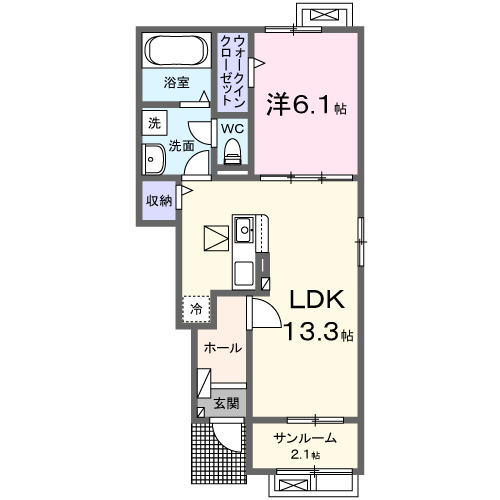 セイバリーⅤの間取り
