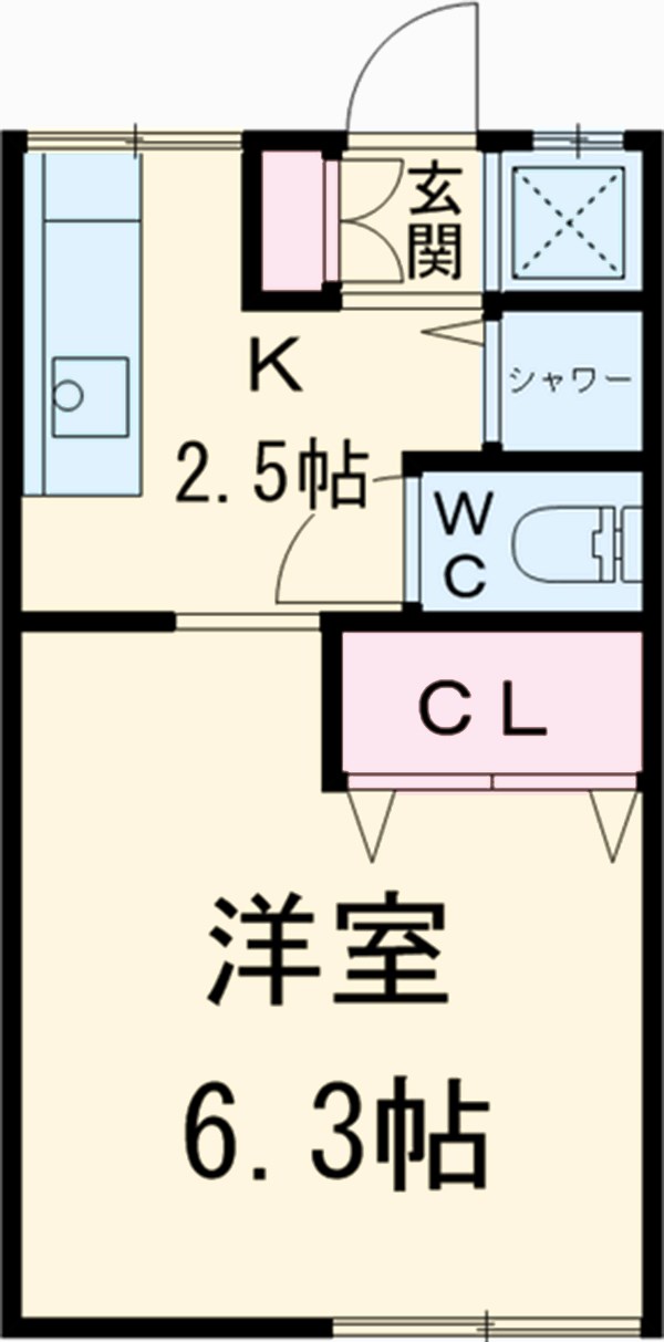 静翠荘の間取り