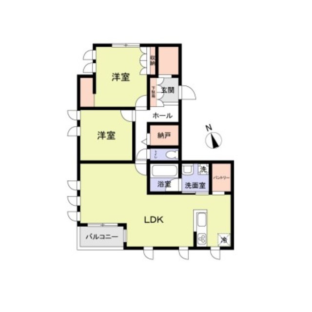 2/2 間取