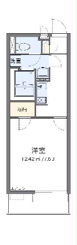 クレイノグラシアス ツーの間取り