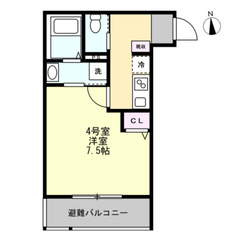 ベイルームリサータ相模原の間取り