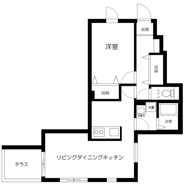 レガーロの間取り