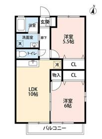プランドール袋山の間取り
