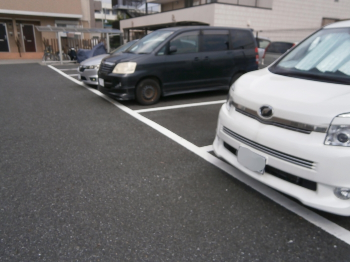 3/18 駐車場