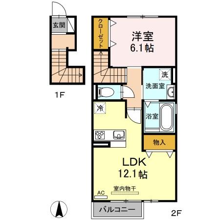 グリュックの間取り