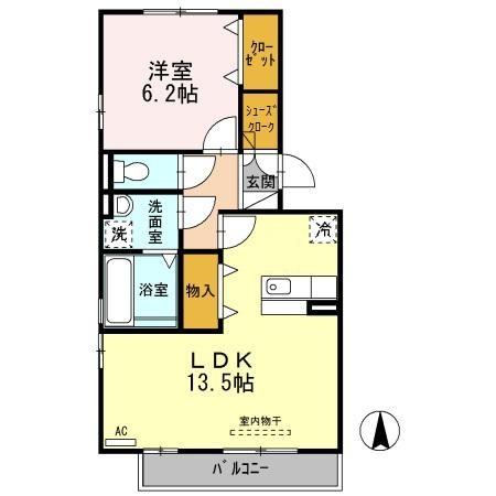 シェルト白山の間取り