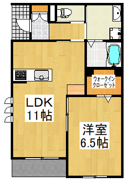 レーヌメゾンの間取り