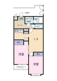 ヒロロイヤルハイツ長津田の間取り