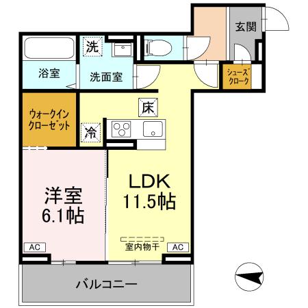 ソレイユ・イーストの間取り