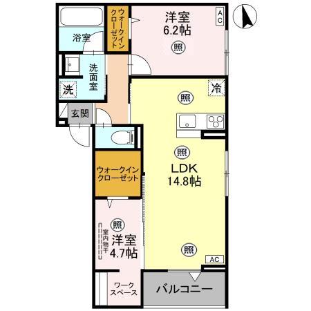 D-Sakuraの間取り