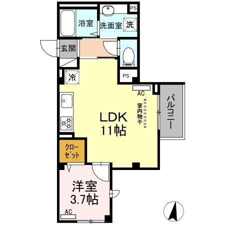 バンイードビルⅡの間取り