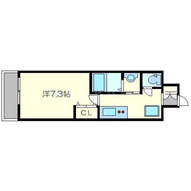 フォレ長堀通南の間取り