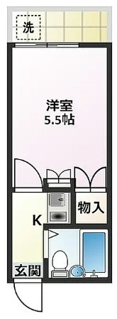 クロノス横須賀Ｓｏｕｔｈの間取り