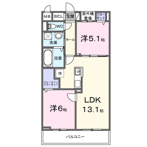 レジリエントの間取り