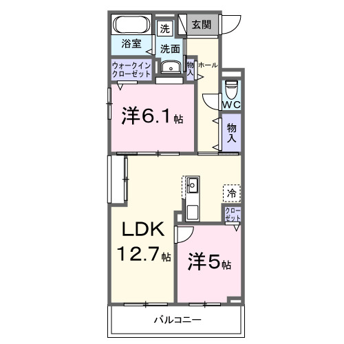 レジリエントの間取り