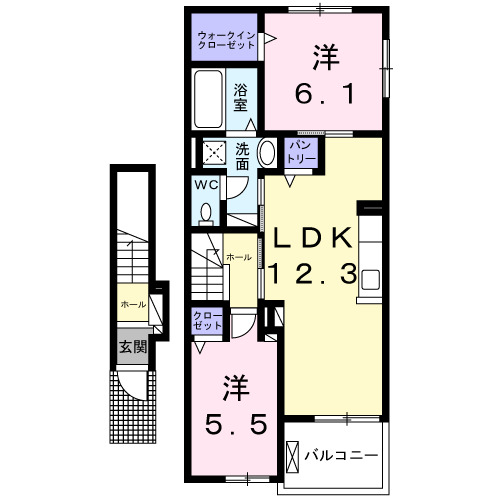 西八幡アパート（０２７９２２３０１）の間取り