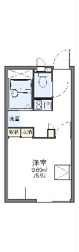 レオパレス司の間取り
