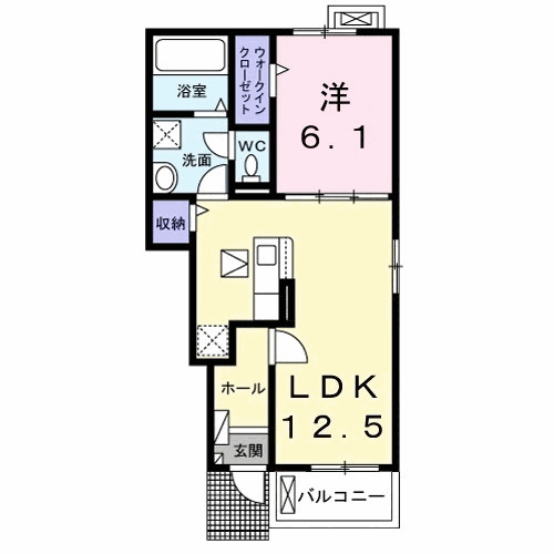 鳥羽町アパート(028838001)の間取り