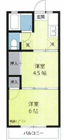 雫石ハイツⅡの間取り