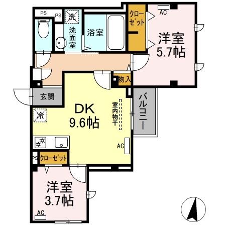 バンイードビルⅡの間取り