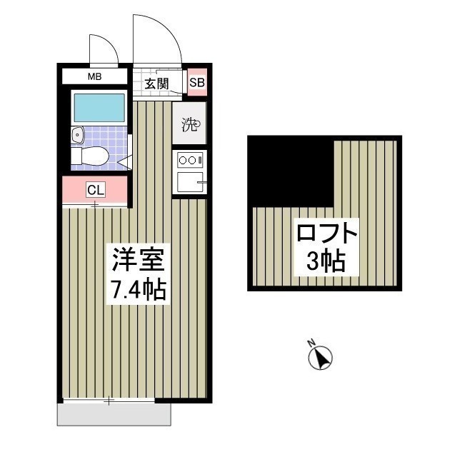 今福レジデンスの間取り