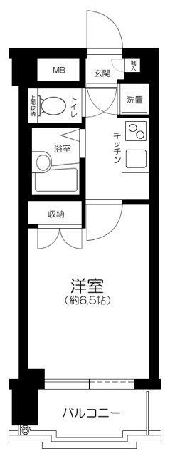 菱和パレス高輪の間取り