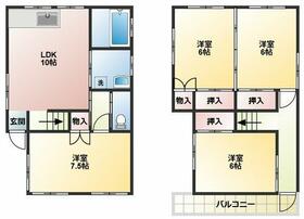 平賀戸建の間取り