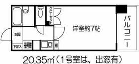 ドミール北新宿の間取り