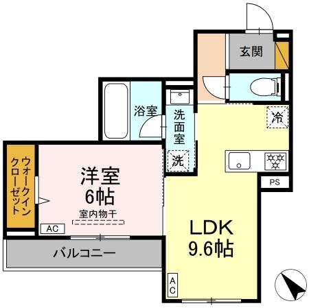 D-Clairの間取り